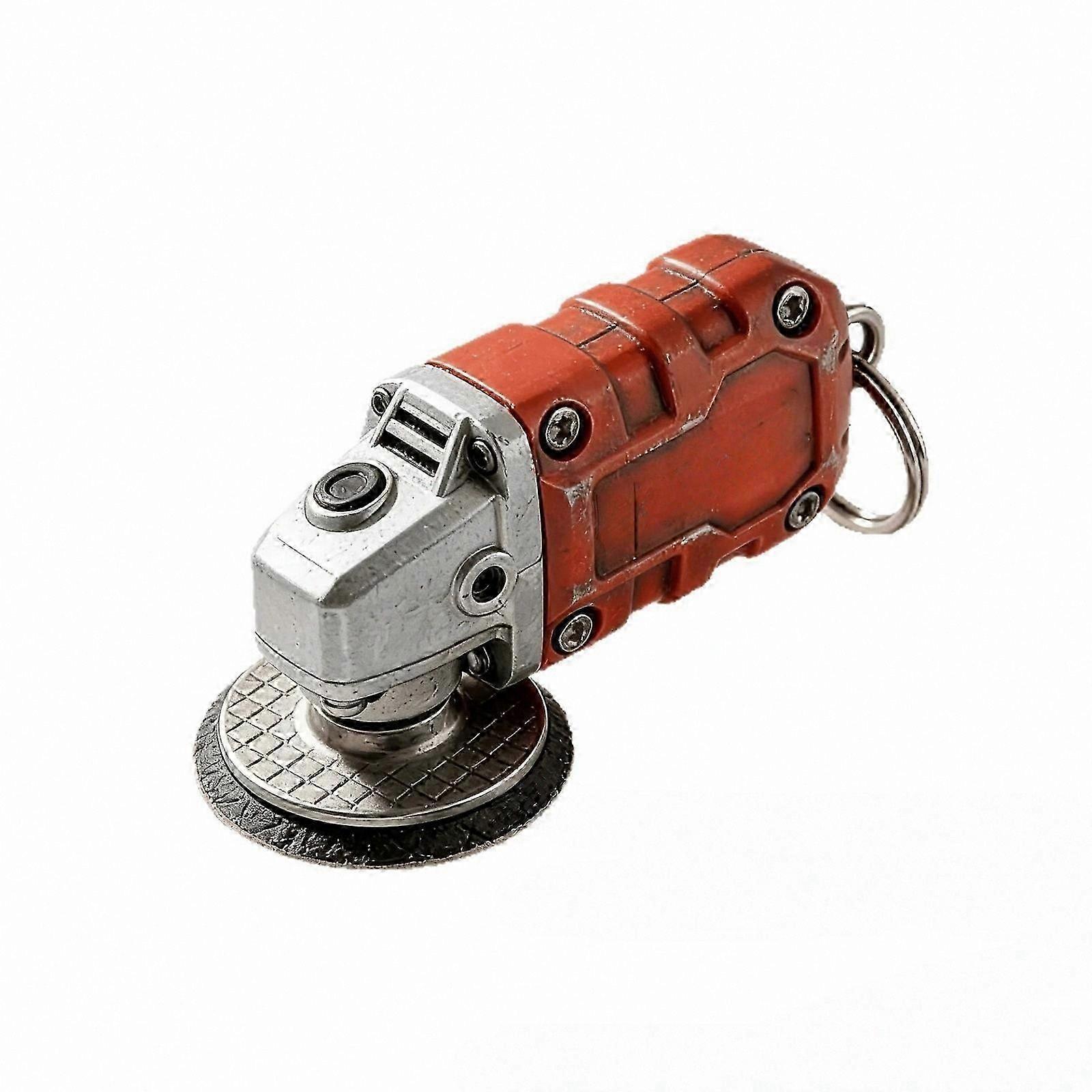 Compact 2-in-1 Mini Grinder Keychain Tool for DIY Projects