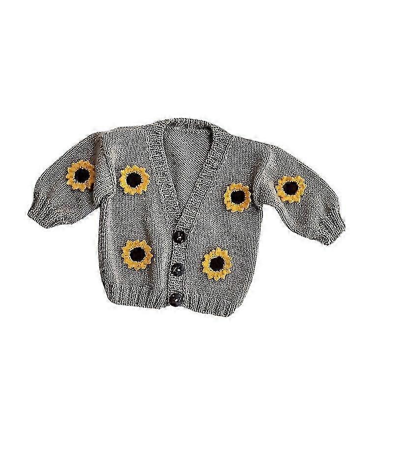 Sunflower Design Sweater For Kid's
