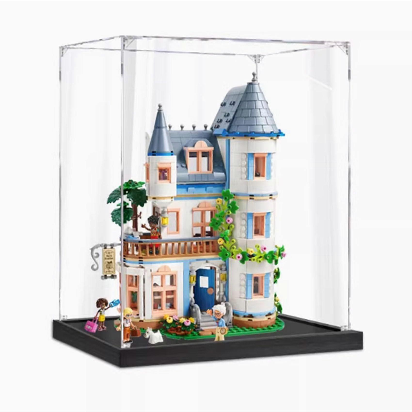 Transparent Acrylic Display Case for  42638 Castle B&B Model, 2mm Thick Dustproof Clear Box