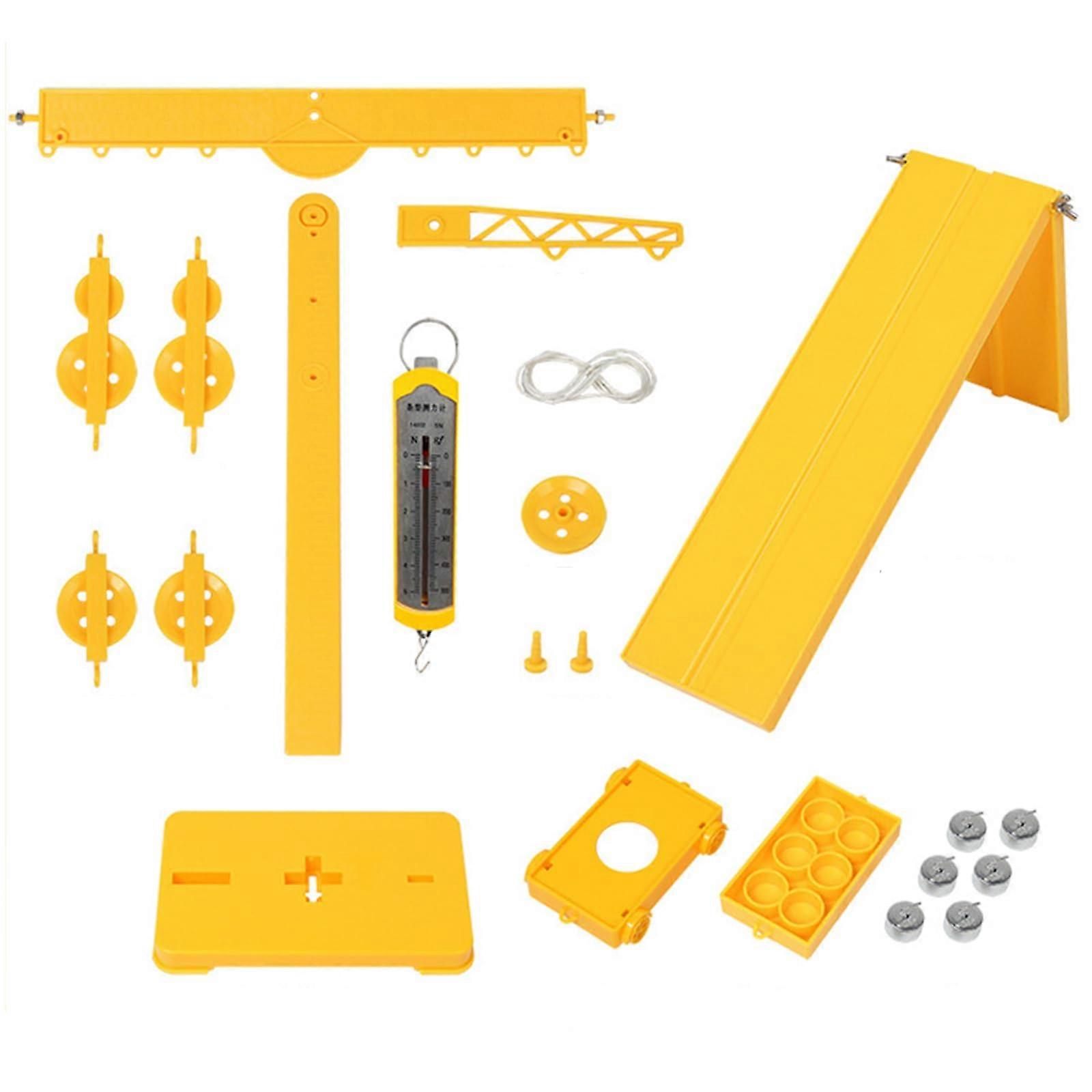 Physics Pulley Kit for Classroom Mechanics and Friction Experiments, Durable HandsOn Learning Set