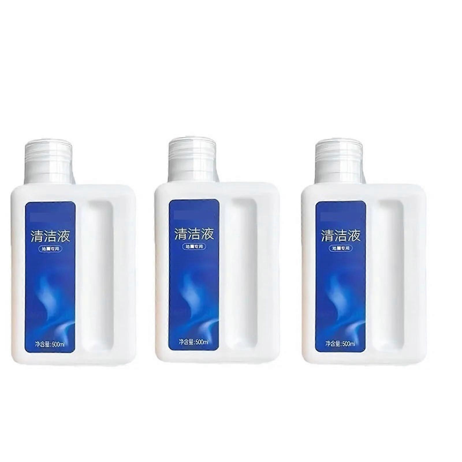 Robot Vacuum Mop Cleaning Solution 500ml, Low Foam Formula Compatible with Dreame Models, 3pcs