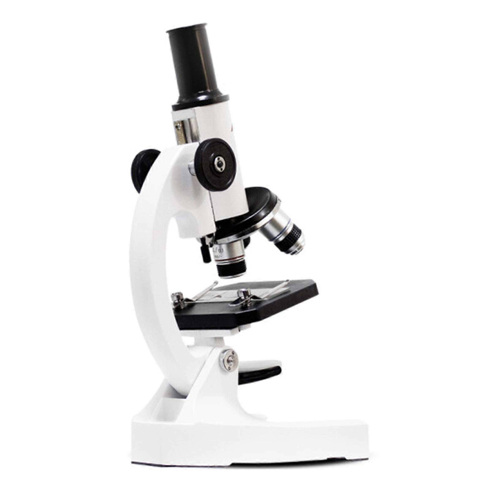 Kids Microscope with Phone Adapter for Clear Biological Observation, StudentFriendly Durable Design
