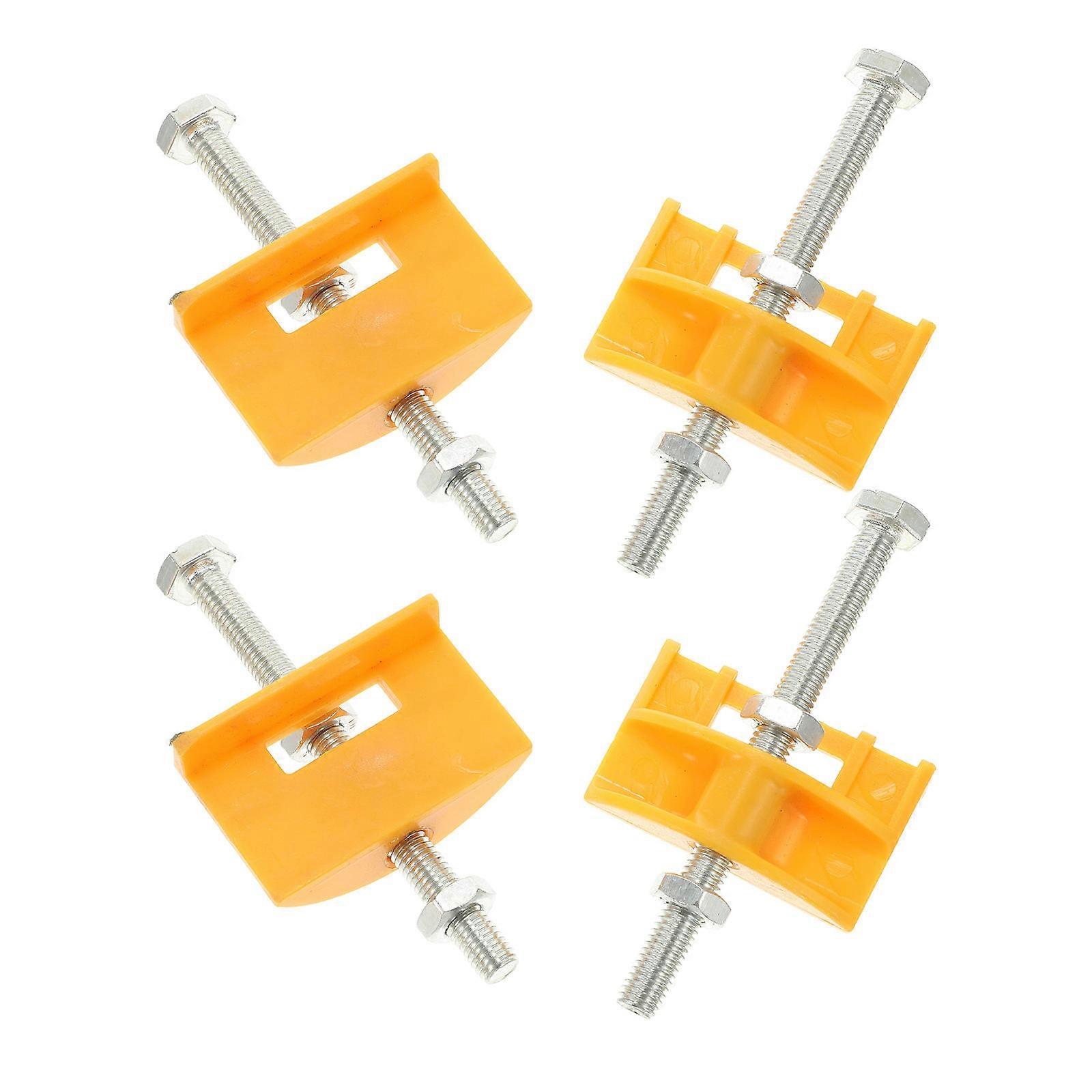 Floor Tile Leveler Locator Manual Screwing Leveler with 4Pcs Set