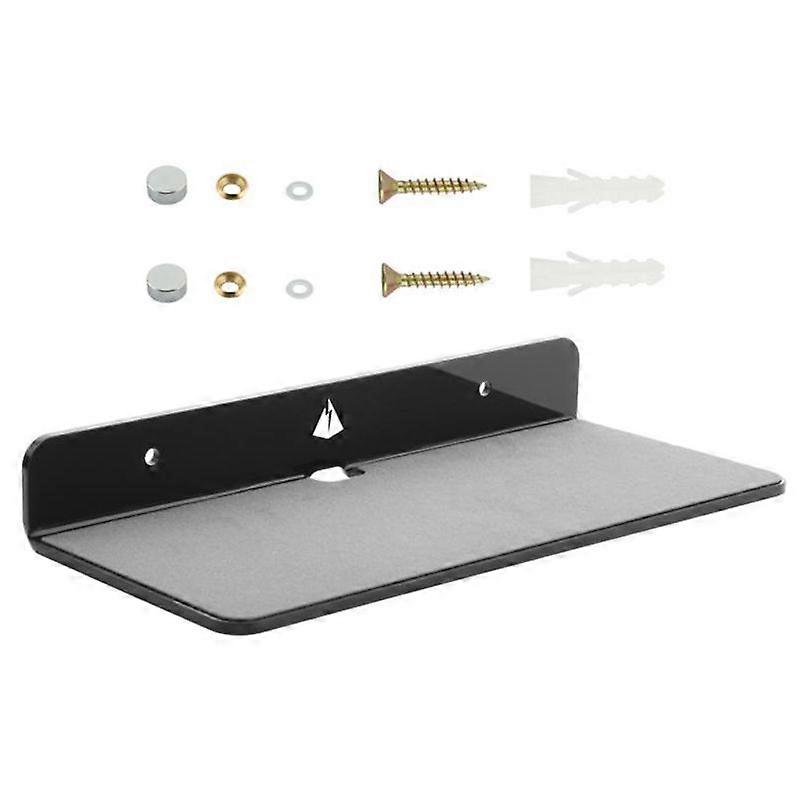 Wall Shelf Speaker Stand, Acrylic Wall Mount Display Shelf for Bluetooth Speaker, Webcam, Cell Phon