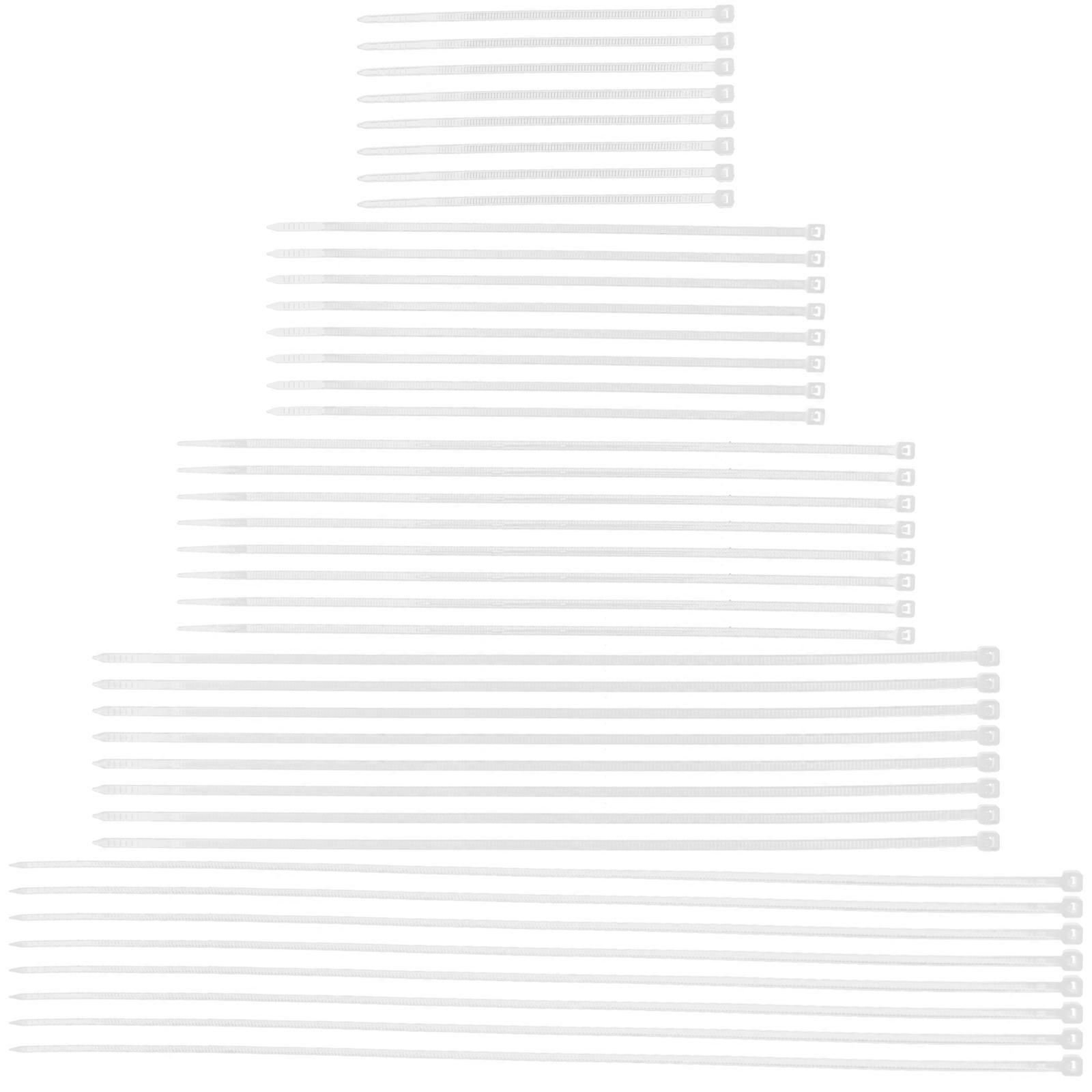 Nylon Cable Ties Electric Wire Management Self-Locking 1000Pcs Pack