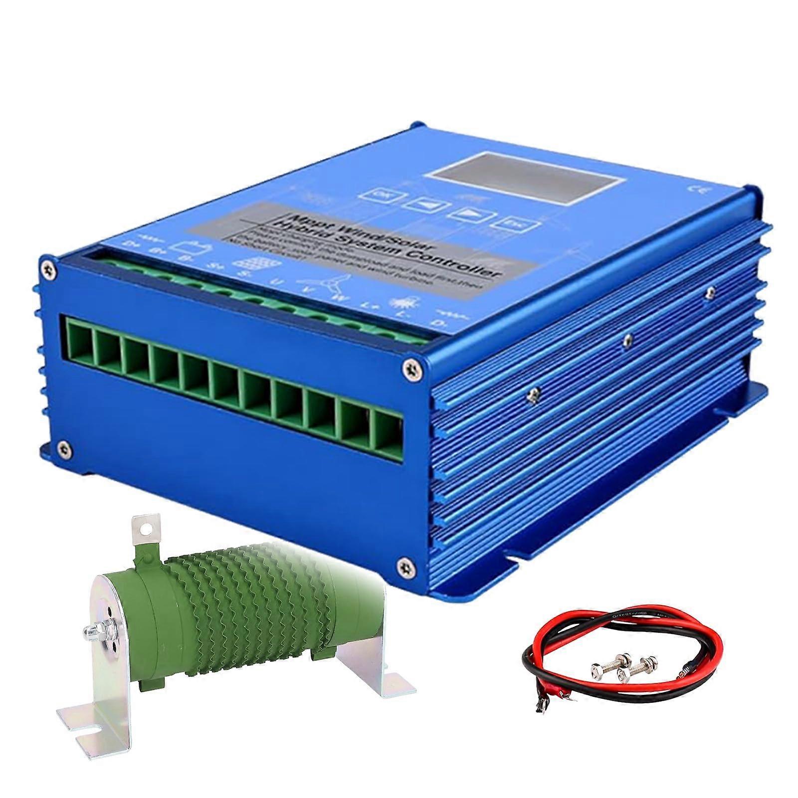 12V MPPT Hybrid Solar Wind Charge Controller with Dump Load for Stable Power Output, Boost System