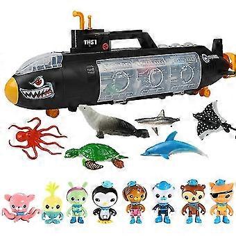 The Octonauts Black Submarine Action Figure Scene Model Toy Children's Day Birthday Gift  xi