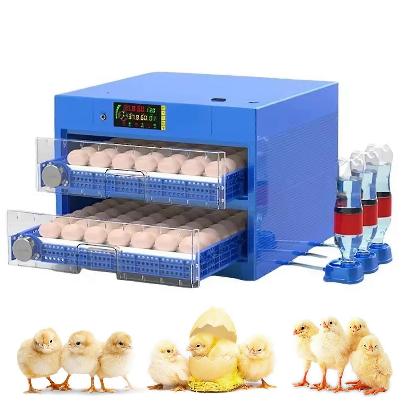 Automatic Egg Incubator with Humidity Control, Large Capacity for Hatching Chicken Duck Quail