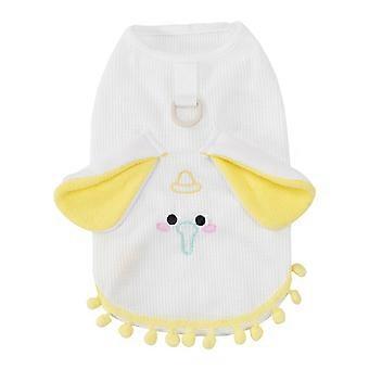 Summer Small Dog T-Shirts with Leash Ring Breathable Girl Puppy Clothes Sleeveless Pet Vest for Small Medium Dogs Cats