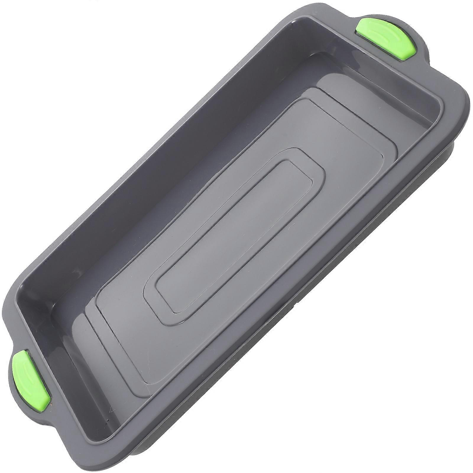 Grey Heat-Resistant Baking Pan Multi-Function Cake Pan 3Pcs Silicone Mold