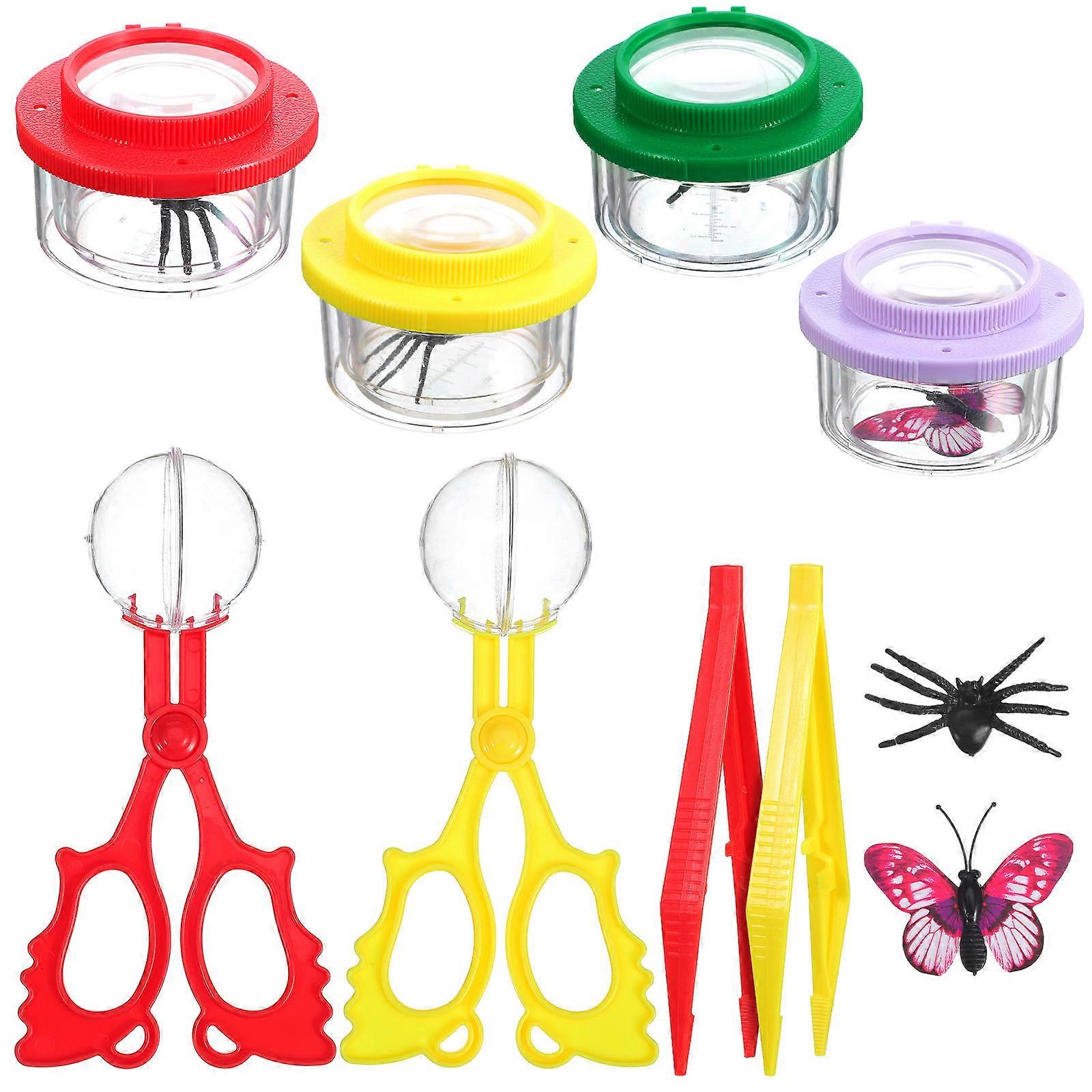 Insect Viewing Container Insect Magnifying Box for Outdoor Use 1Set