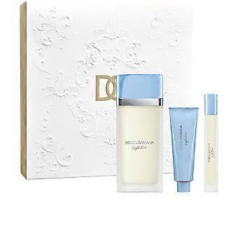 Dolce & Gabbana Ljusblå Pour Femme Fodral 3 st för kvinnor