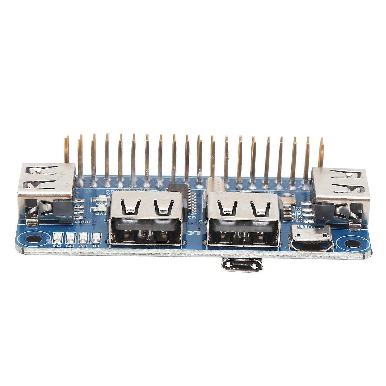 USB Expansion Board Module with Changeable Interface Hub Splitter for Raspberry Zero/Zero W/3B+