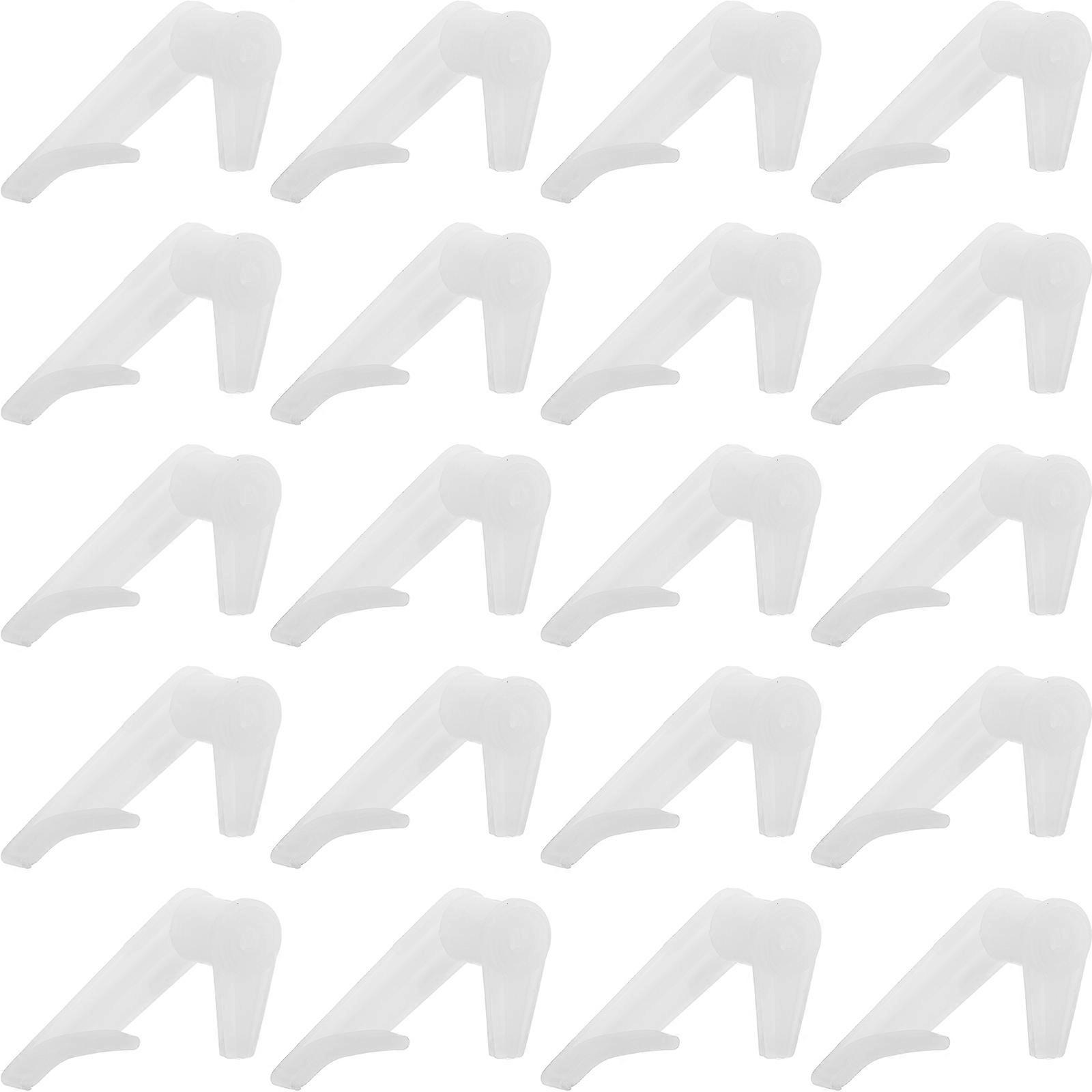 LED Ceiling Light Shade Fixed Clips for Fastening Use Transparent 100Sets