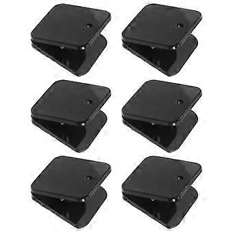 Dog Pee Pad Holder 6Pcs Black ABS Material for Pets
