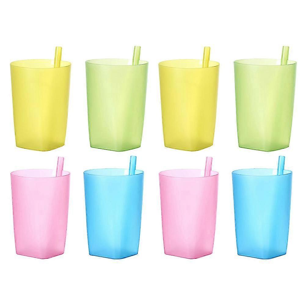 Children Sippy Cups Integrated Sippy Cups for Drinking 8Pcs Pack