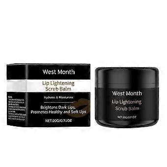 West month exfoliating lip scrub nourishes and moisturizes dry lips with a gentle exfoliating scrub - west month exfoliating lip scrub nourishes & moi