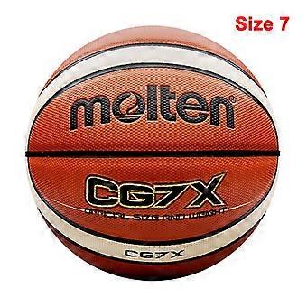 Geschmolzene Basketballbälle Standardgröße 7/6/5 PU-Material Hochwertiges Indoor-Outdoor-Trainingsspiel Frauen Kind Männer Basquetbol