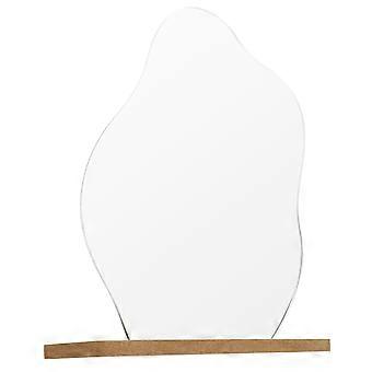 Flip Cosmetic Mirror Acrylic Table Mirror for Desk Decor