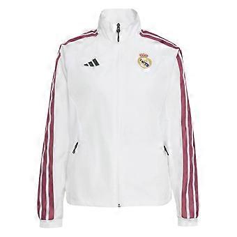 2026-2027 Real Madrid Anthem Jacket (White) - Womens