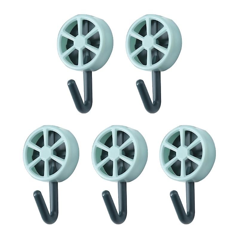 5 Pcs/pack Utility Hooks Waterproof Kitchen Bedroom Bathroom Hanging Organizer