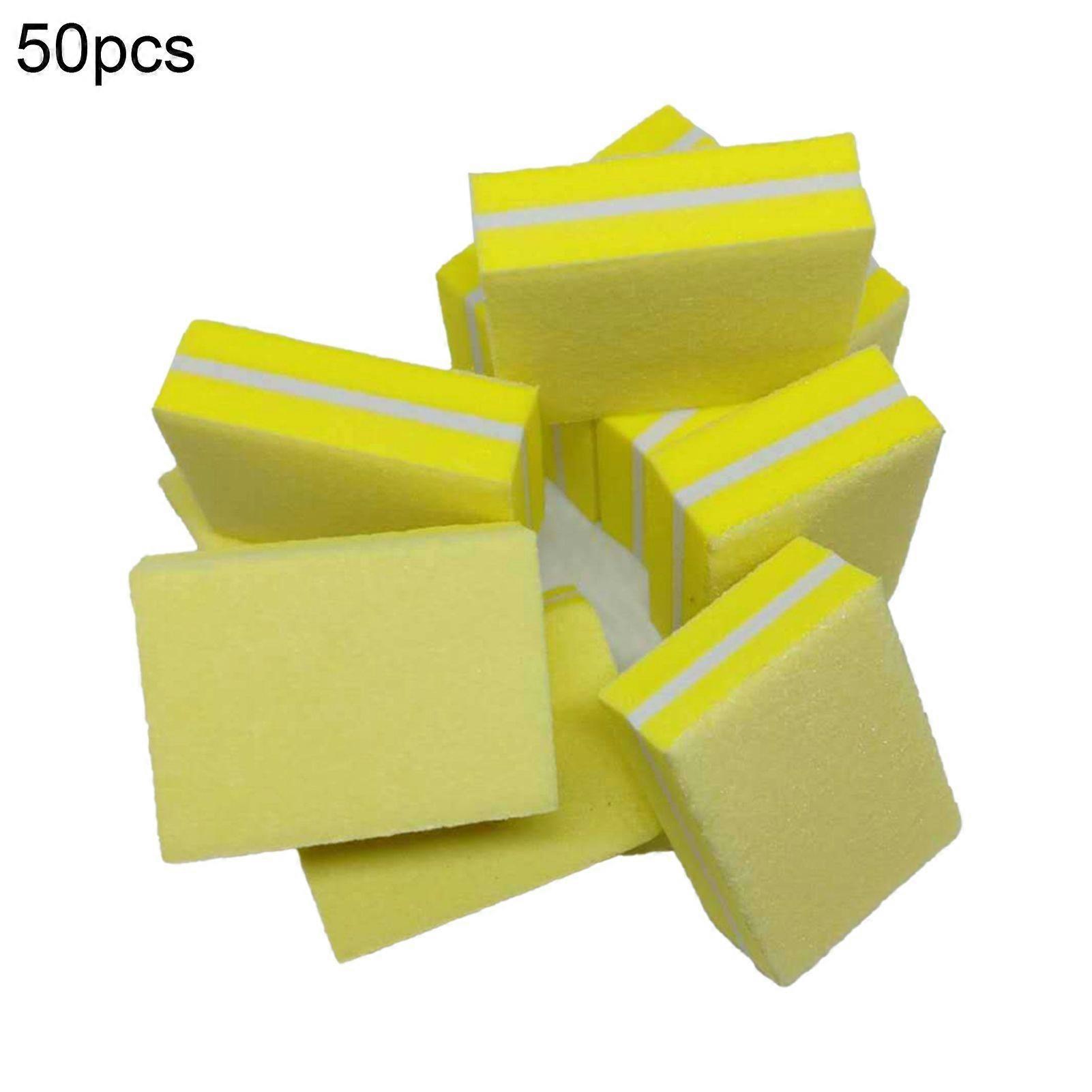 50Pcs / Bag Nail File Mini Multi-function Sponge Manicure Tools Buffer Blocks for Nail QinHai