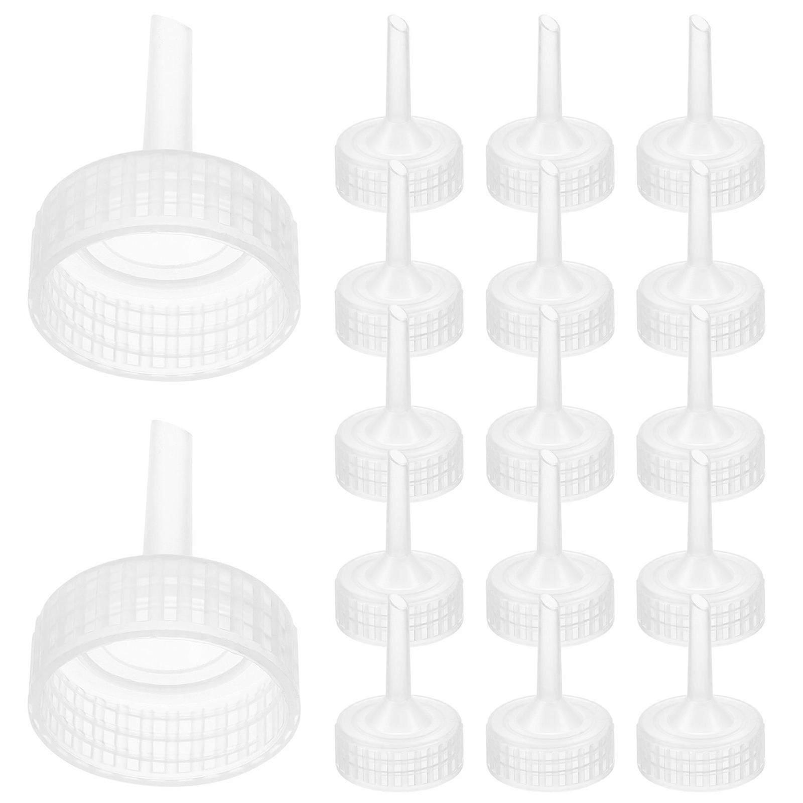 Tiny Funnel Mini Filling Funnels Precise Pouring White Color 50Set