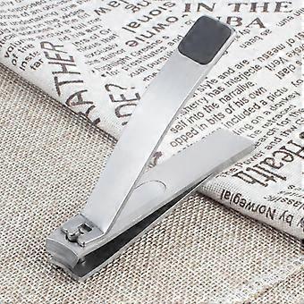 Large Curved Fingernail Clippers for Seniors, Nail Men Women, Stainless Steel Clipper Adult Cutter Trimmer