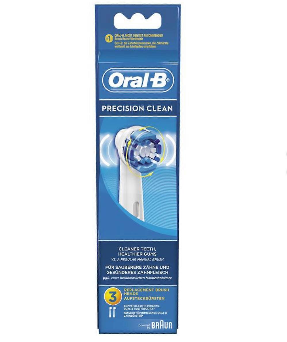 Oral B Precision Clean Replacement Electric Toothbrush Heads 3 Pack