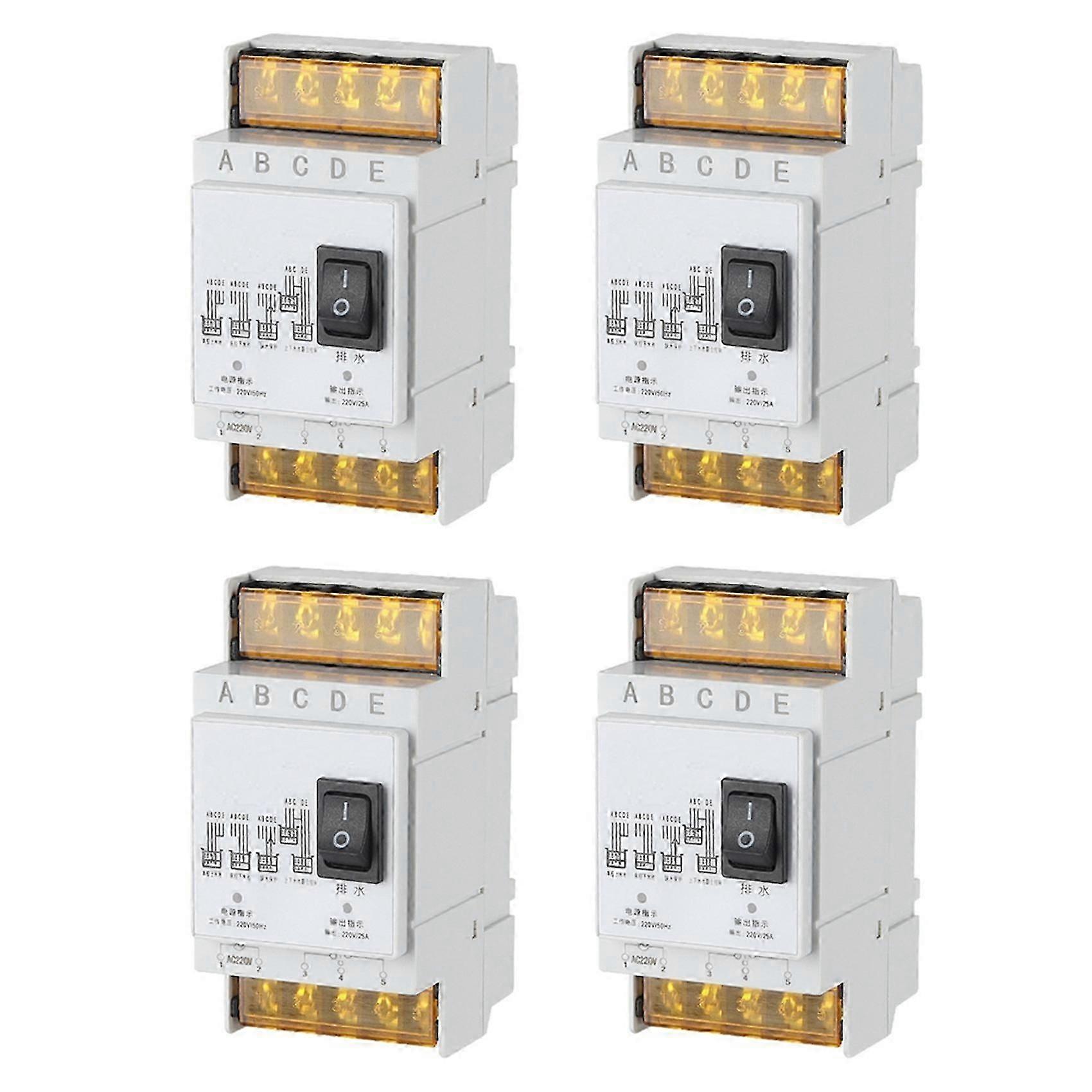 4X Fully Automatic Water Level Controller Switch 25A 220V Water Tank Liquid Level Detection Sensor A