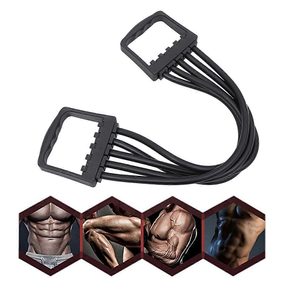 Adjustable Spring Steel Exerciser Chest Expander for Muscle Training