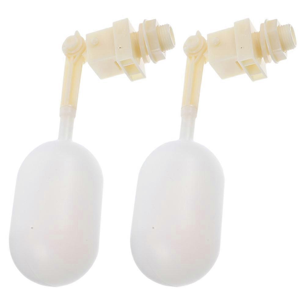 2Pcs Automatic Water Level Control Valve Plastic Float Valve for Cattle