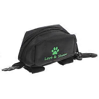 Pet Poop Pouch Leash Attachment for Pet Use 2Pcs Lightweight Black
