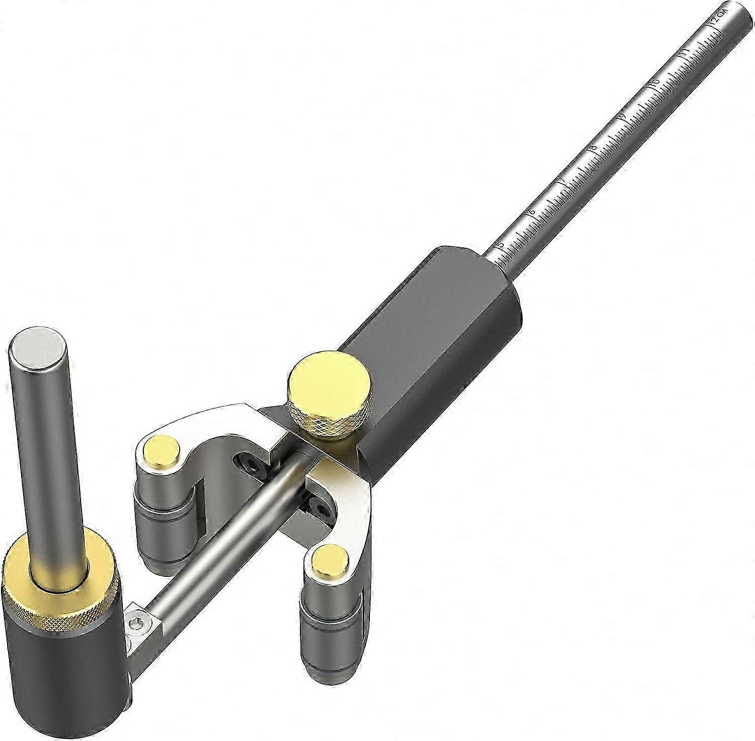 Linear measuring tool compatible with woodworking