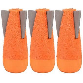 3Pcs EVA Rakete Rakete Nachfüllzubehör für Patrone Typ Kinder Spielzeug Pistole Orange