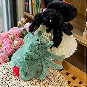 Simulation Spider Jumping Spider Doll Crawling Pet Doll Plush Cute Reptile Plush Toy Super Cute
