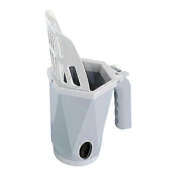 2-in-1 Cat Litter Scoop, Integrated Scooper with Large Capacity Waste Container for Litter Box