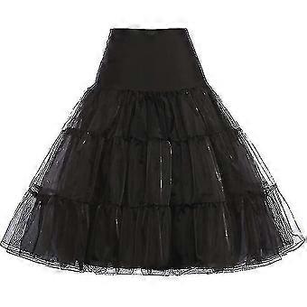 50er Jahre Petticoat Rock Rockabilly Kleid Crinoline Tutu Unterröcke für Frauen