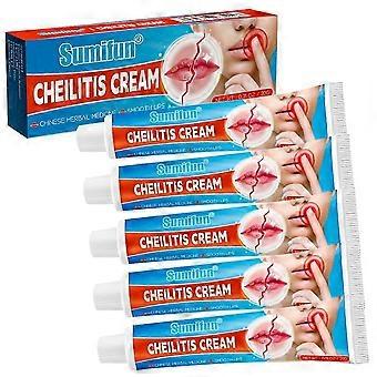 20g Cheilitis Treatment Cream for Dry Chapped Cracked Peeling and Bleeding