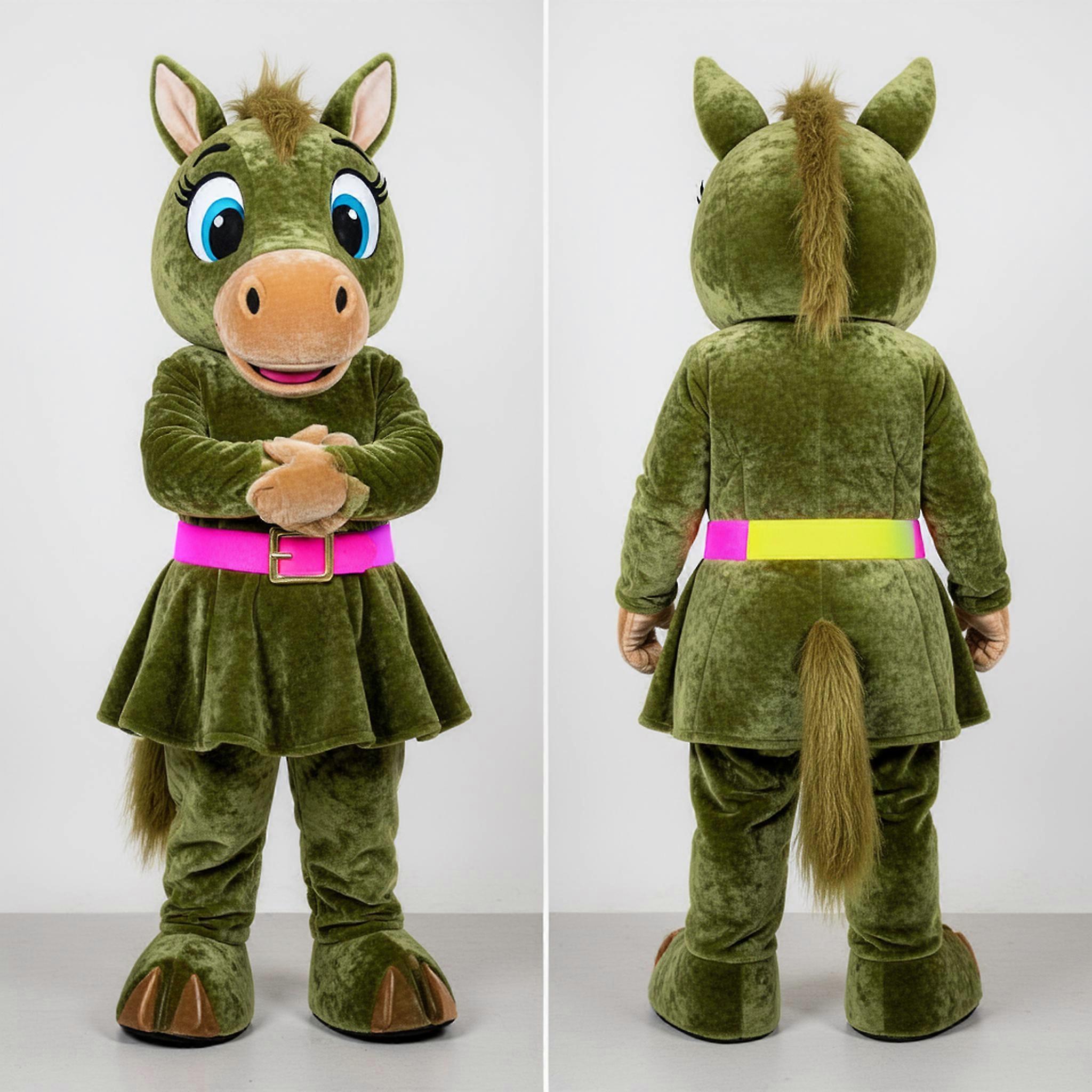 MASTICOT Olive Marbled Playful Mare Mascot