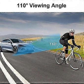 Clear Night Vision 1080P Bicycle Rear View Camera with 5-Inch Handlebar Screen for Motorcycle Mountain Bike