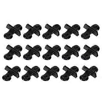 Glass Isolation Suction Cup for Fish Tank Clamp 20Pcs Black Set