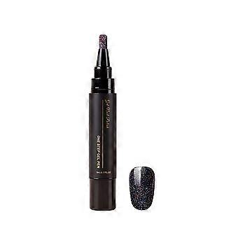 2pcs One - Step Gel Nail Polish Pen (Pearl Black Diamond), Vivid Color, Long - Lasting, Easy to Use, Portable for Daily and Home Nail Art