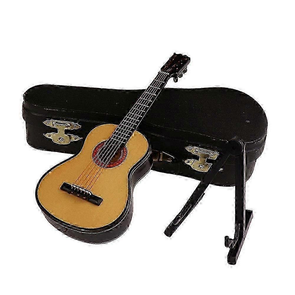 Resin Wood Copper Mini Guitar Set