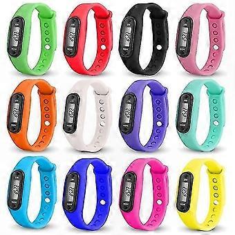 Fitness Tracker with Step Count, Activity Monitor, LCD Display for Adults and Kids Sport Watch Wrist Pedometer