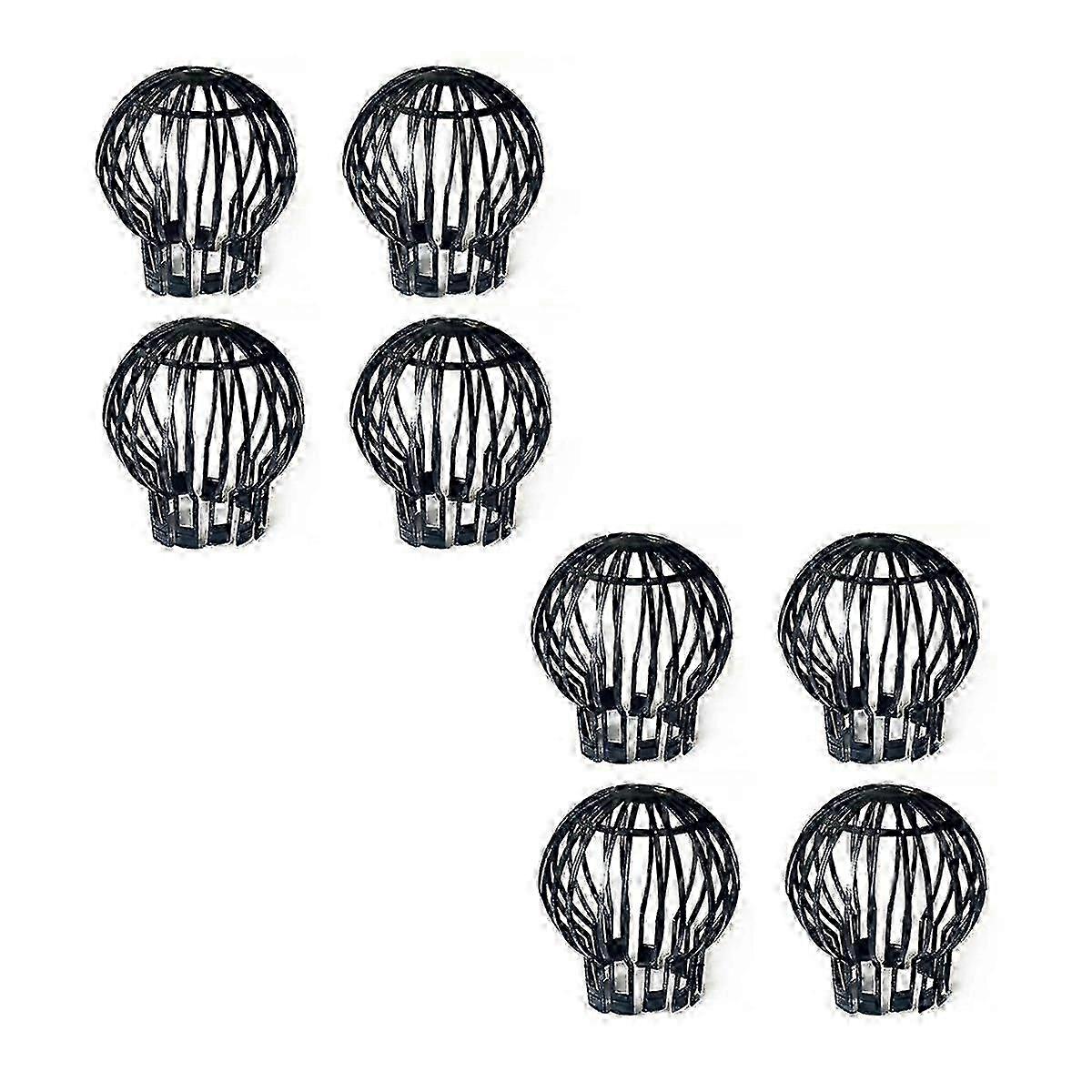 8Pcs Plastic Gutter Guards, Downpipe Leaf Guard, Downspout Filter, Drain Pipe Debris Dirt Protector