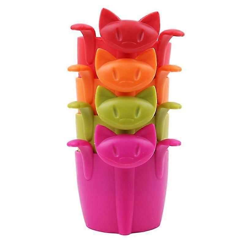 Cat Shape Tea Infuser Plastic Strainer Hole Filter Tea Drain