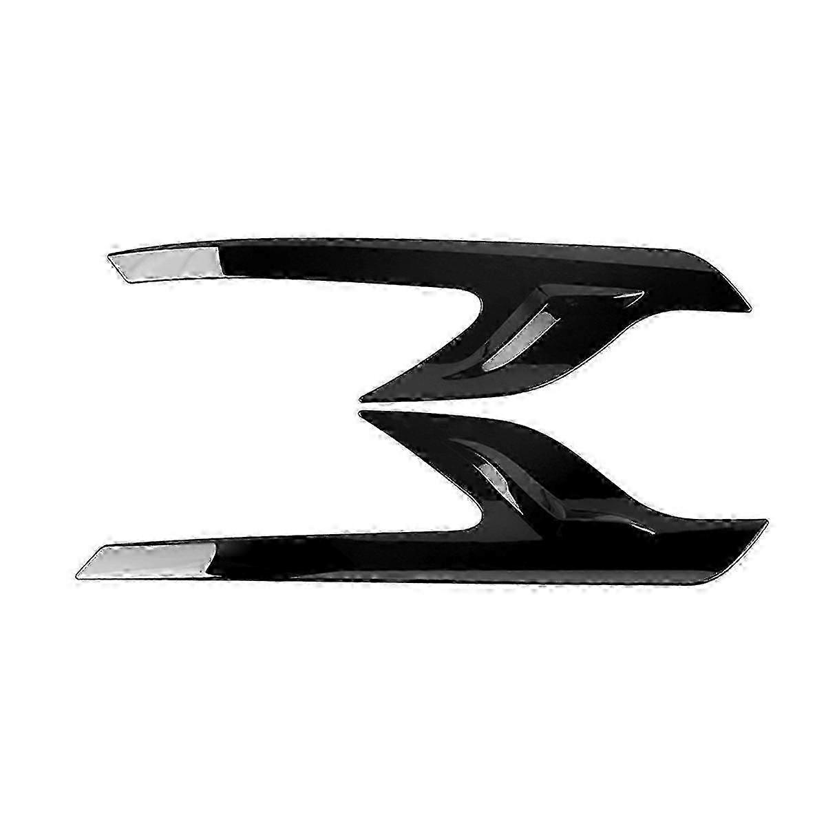 Gloss Black ABS Headlight Trim Set