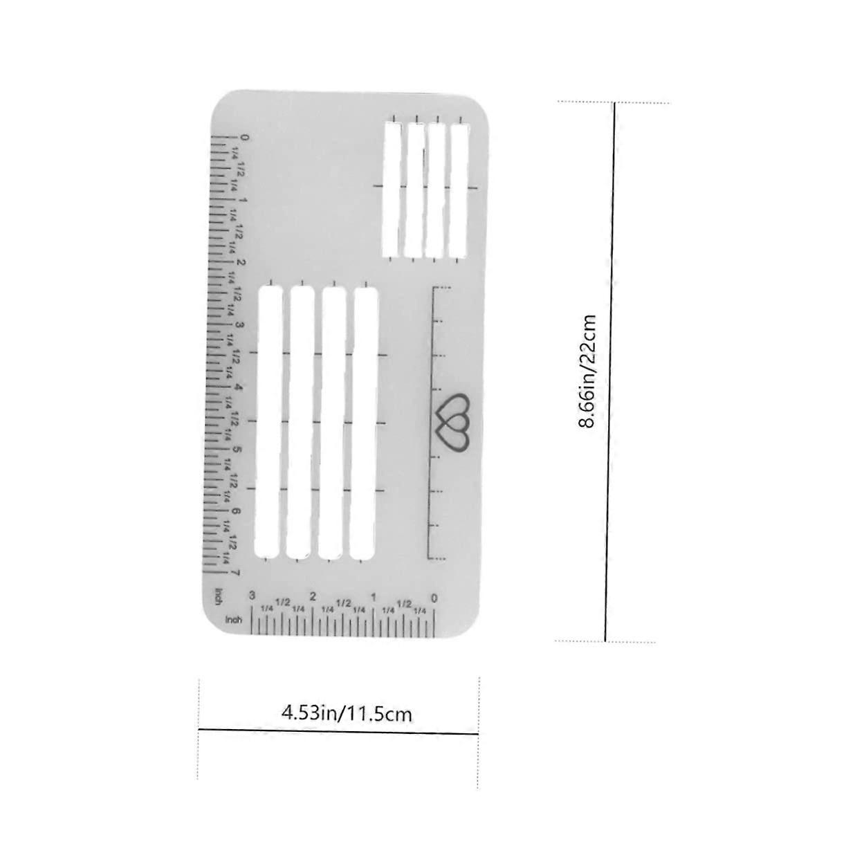 Envelope Address Stencil Set, Reusable Plastic Calligraphy Lettering Template for  Alignment