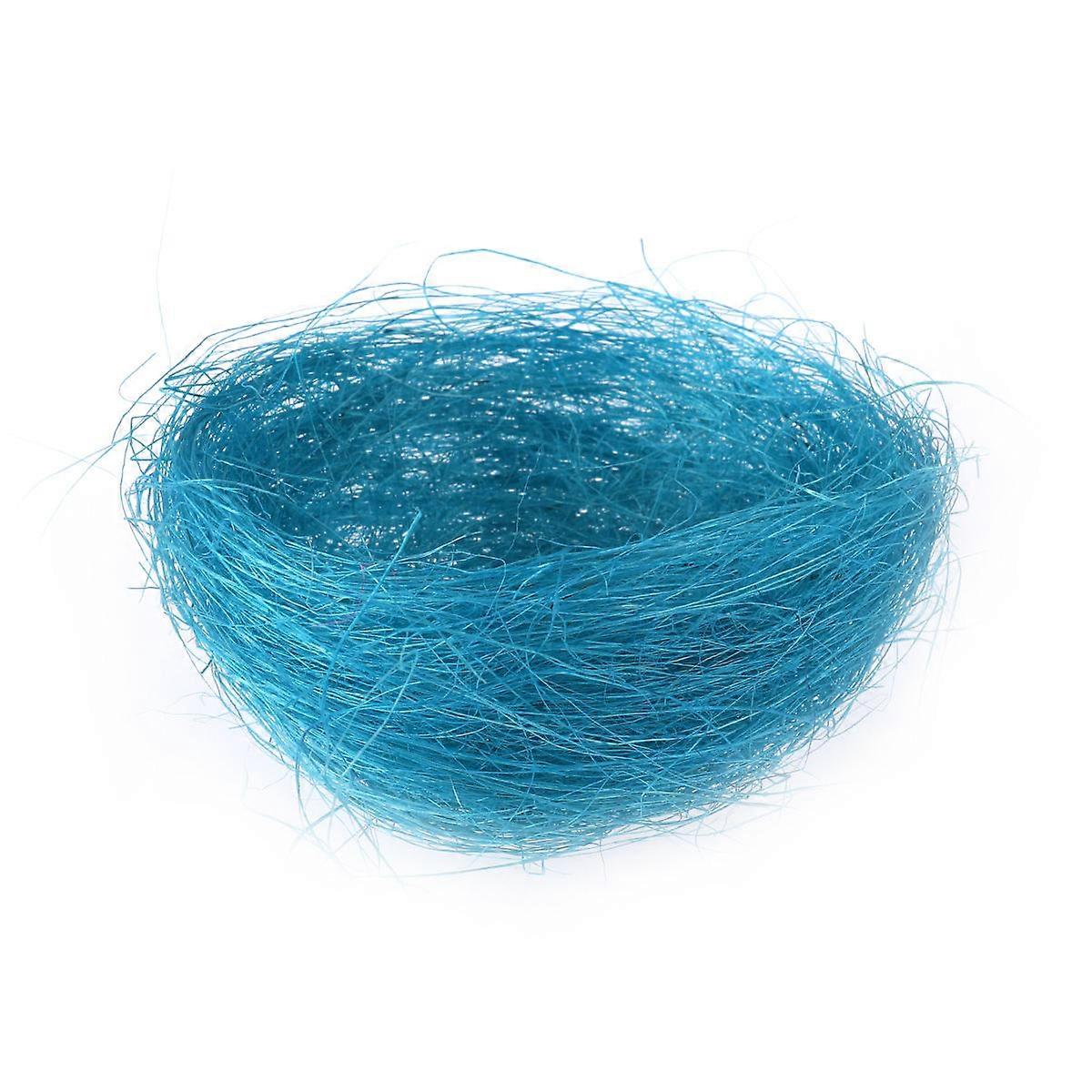 Artificial Nest Bird Nest for 3Pcs Easter Mini Colored Thread Nests